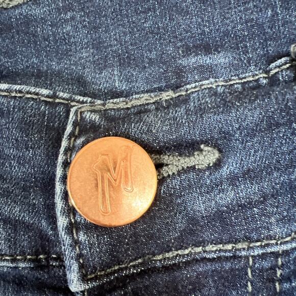 Mugsy Jeans 28x30 (Hem 26.5") Blue Fultons Tapered Dark Wash Stretch FLX3NTFU - Picture 7 of 15